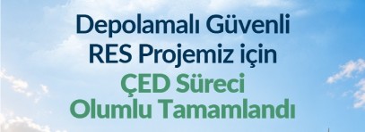 IC Enterra'nın Depolamalı Güvenli RES Projesi için ÇED Süreci Tamamlandı